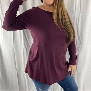 J.Jill Maroon Tunic